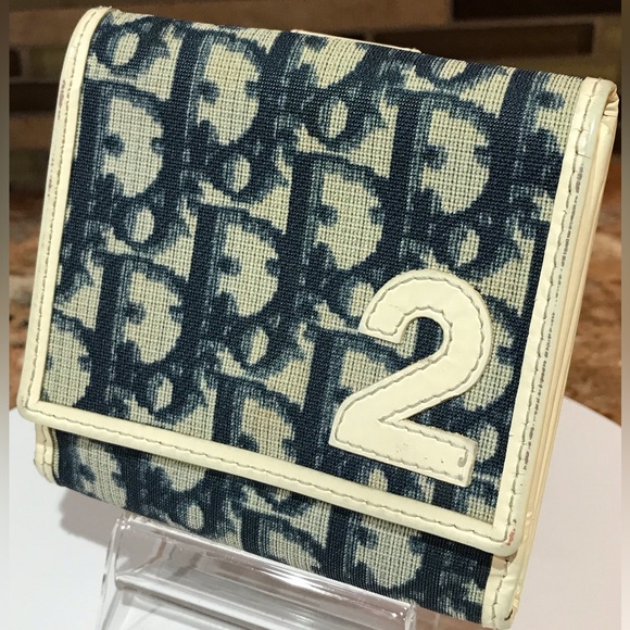 DIOR Trotter #2 Canvas/ Patent Leather Bifold Wallet 😍🔥 - Picture 5 of 17